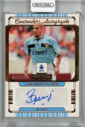 2022-23 Panini Chronicles Juan Sebastian Veron Contenders Autographs Serie A #30【047/299】 SS Lazio