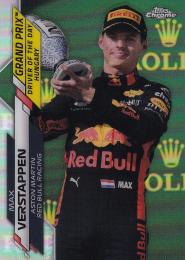 2020 Topps Chrome Formula 1 Racing Aston Martin RB Racing Max Verstappen Grand Prix Driver of the Day Base Refractor(パラレル版)