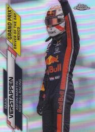 2020 Topps Chrome Formula 1 Racing Aston Martin RB Racing Max Verstappen Grand Prix Driver of the Day Base Refractor(パラレル版)