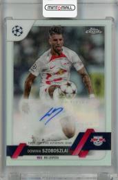 2022-23 Topps Chrome UEFA Club Competitions Dominik Szoboszlai Chrome Autographs #CA-DS ※初期傷あり RB Leipzig