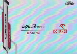 2020 Topps Chrome Formula 1 Racing  Alfa Romeo Racing ORLEN Team Logos Refractor(パラレル版)