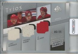 2008-09 SP Game Used Authentic Fabrics Lanny McDonald/Theoren Fleury/Al MacInnis Trios #AF3MFM【05/25】
