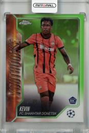 2024-25 Topps Chrome UEFA Club Competitions Kevin Youthquake Neon Green Refractors #YQ-23 RC【17/99】 FC Shakhtar Donetsk