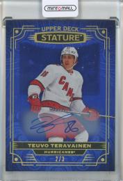 2022-23 Upper Deck Stature Teuvo Teravainen Photo Variant Autographs Blue #34【2/3】