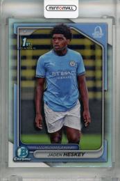 2024-25 Topps Chrome UEFA Club Competitions Jaden Heskey Bowman UEFA Youth League #BU-JH 1st Manchester City
