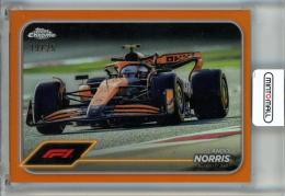 2024 Topps Chrome Formula 1 Lando Norris Orange Refractors #79【19/25】《※初期傷あり》