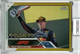 2023 Topps Chrome Formula 1 Max Verstappen Gold Refractors #149【39/50】《※傷あり》