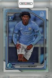 2024-25 Topps Chrome UEFA Club Competitions Reigan Heskey Bowman UEFA Youth League #BU-RH 1st ※初期傷あり Manchester City
