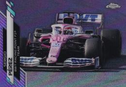 2020 Topps Chrome Formula 1 Racing BWT Racing Point Sergio Perez F1 Cars Base Purple Refractor(パラレル版) 289/399