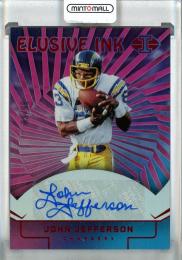 2024 Panini Illusions John Jefferson Elusive Ink Red #1 Auto【3/99】