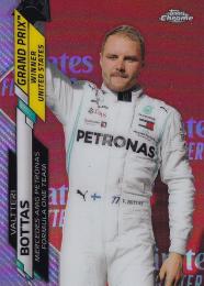 2020 Topps Chrome Formula 1 Racing Mercedes-AMG Petronas Valtteri Bottas Grand Prix Winners Base Purple Refractor(パラレル版) 379/399