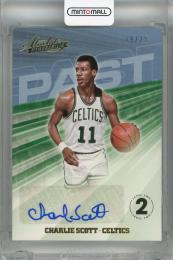2018-19 Panini Absolute Memorabilia Charlie Scott Past Autographs Level 2 #23 【19/25】 Boston Celtics