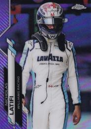 2020 Topps Chrome Formula 1 Racing Williams Racing Nicholas Latifi F1 Racers Base Purple Refractor(パラレル版) 075/399