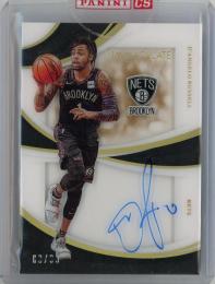 2018-19 Panini Immaculate Collection D'Angelo Russell Shadowbox Signatures #49 Auto【83/99】 Brooklyn Nets