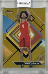 2023-24 Topps Finest Kobe Bufkin Rare Gold Refractors #282 RC 【5/8】 Atlanta Hawks