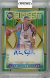 2023-24 Topps Finest Alex English Flashback Autographs Gold Refractors #FLA-AE【01/50(ファーストナンバー)】 Denver Nuggets