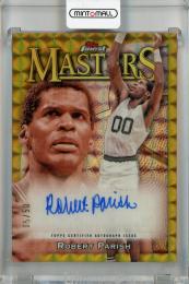 2023-24 Topps Finest Robert Parish Masters Autographs Gold Geometric Refractors #MA-RP【05/50】 Boston Celtics
