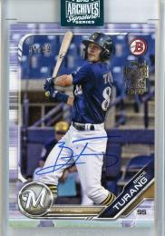 2024 Topps Archives Signature Series Brice Turang 2019 Bowman Draft【34/99】 Milwaukee Brewers