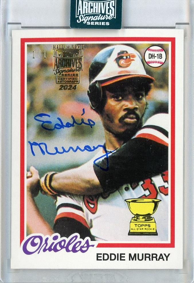 ミントモール / MINT 池袋店 / 2024 Topps Archives Signature Series Eddie Murray 2017  Topps Update All Rookie Cup【1/1】 Baltimore Orioles