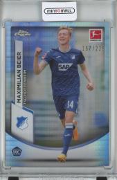 2023-24 TOPPS CHROME BUNDESLIGA SOCCER maximilian beier Base/Prism Refractors/RC/#46【157/225】 TSG Hoffenheim RC