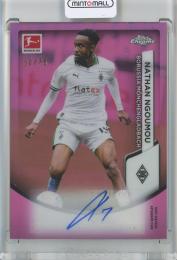 2023-24 TOPPS CHROME BUNDESLIGA SOCCER Nathan Ngoumou Base Autographs/Pink Refractors/#BCA-NN【50/75】 Borussia Monchengladbach