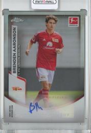 2023-24 TOPPS CHROME BUNDESLIGA SOCCER Brenden Aaronson Base Autographs/#BCA-BA 1. FC Union Berlin
