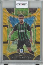 2023-24 PANINI SELECT SERIE A SOCCER Matheus Henrique Base/Mezzanine/Gold Wave/#177【6/10】 US Sassuolo Calcio