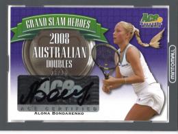 2013 Ace Authentic Grand Slam Tennis  Alona Bondarenko Grand Slam Heros Autograh 24/25