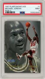 1997-98 Flair Showcase Michael Jordan ROW 3 #1【PSA9】《MINT》Chicago Bulls