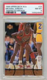 1998 UPPER DECK MJx Michael Jordan Timepieces Bronze #23【022/230】【PSA8】《Near MINT-MINT》Chicago Bulls