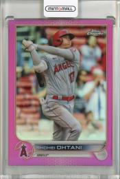 2022 Topps Chrome Shohei Ohtani Pink Refractors #1 Los Angeles Angels