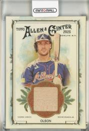 2025 Topps Allen and Ginter Matt Olson Relics #AGRMO Atlanta Braves