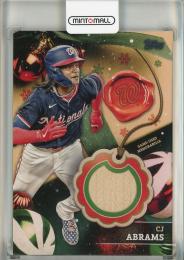 2024 Topps Holiday CJ Abrams Relics #RCCA Washington Nationals