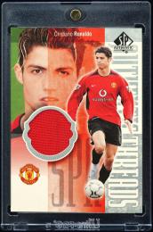 2004 SP Authentic Manchester United Cristiano Ronaldo #ATR Authentic Threads Shirts Manchester United