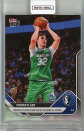 2025-26 Topps Now Cooper Flagg Youngest Player in NBA History to Score 50+ Points RC #241《角つぶれあり》