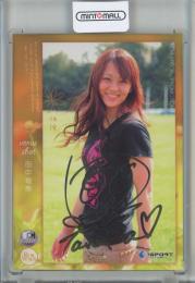 2012 BBM Real Venus Cards  田中理恵 プリントサインカード(銀)