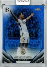 2023-24 Topps Finest UEFA Club Competitions Soccer japan edition Jude Bellingham Blue Mojo Refractor #112【42/75】 Real Madrid C.F.
