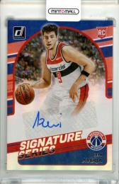 2020-21 Panini Donruss Deni Avdija #SG-DAV RC Signature Seires Autographs Wizards