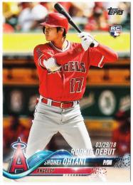 2018 TOPPS Update Series Shohei Ohtani Base US285