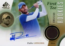 2013-14 Upper Deck SP Game Used  Pablo Larrazabal Shirt Auto RC #33 049/399