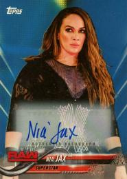 2018 Topps WWE  Nia Jax Autographs Blue #68 19/50