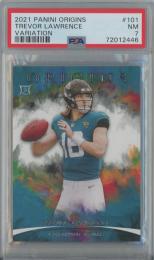 2021 Panini Origins Football  Trevor Lawrence Rookies Variation #101 【PSA7】