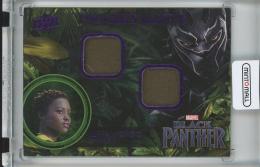 2018 Upper Deck Black Panther Movie Nakia – Silk-Silk The King's Mantle Memorabilia/#KM-NA