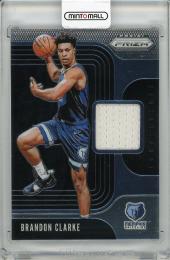 【裏面下側若干めくれ有り】2019-20 PANINI Prizm Brandon Clarke Game Worn Material