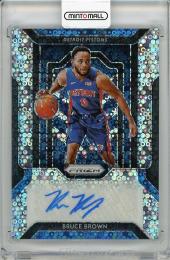 【表面左上若干難あり】2018-19 PANINI Prizm Bruce Brown Autograph