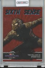 2023 Upper Deck Spider-Man No Way Home Tom Holland as Spider-Man Sixth Sense Light FX/Base/#SPS-19