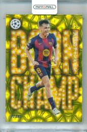 2026 Topps Uefa Japan Edition Pedri  #BCJ-4 Born Champ UCC Japan Gold Foil Parallel【26/50】 FC Barcelona