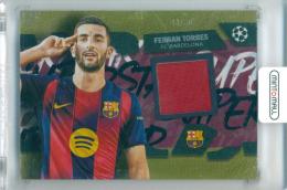 2026 Topps Uefa Japan Edition Ferran Torres #TSR-JK Topps Superstar Relic Gold Parallel【41/50】 FC Barcelona