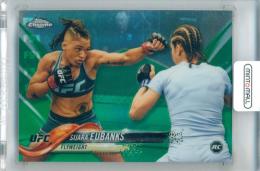 2018 Topps Chrome UFC Sijara Eubanks #85 Base Green Refractor Parallel【87/99】