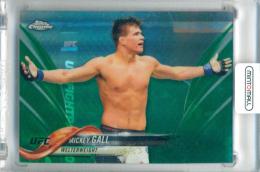 2018 Topps Chrome UFC Mickey Gall #11 Base Green Refractor Parallel【54/99】